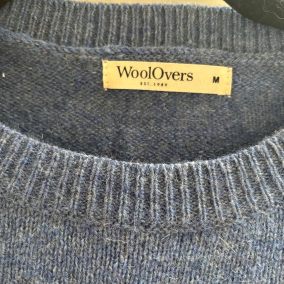 WOOL LOVER 100% Lambswool Striped Crew Neck - Picture 2 of 4